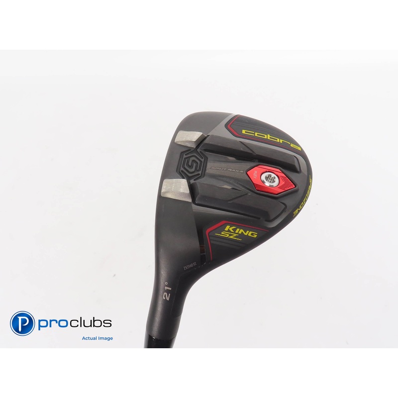 Nice! Left Handed Cobra King SZ 21* 4 Hybrid – Recoil ESX 480 Reg Flex – 317083