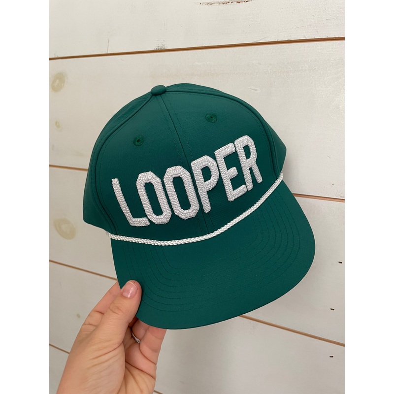 Caddie Uniform Looper Green Hat