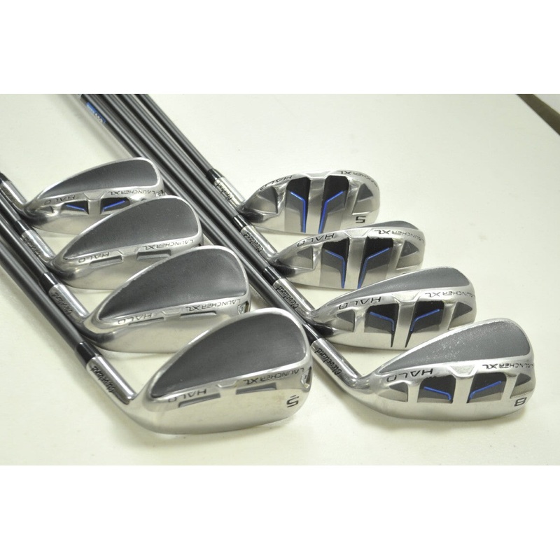 Cleveland Launcher XL Halo 5PW,DW,SW Iron Set Regular Flex RH Graphite # 196912
