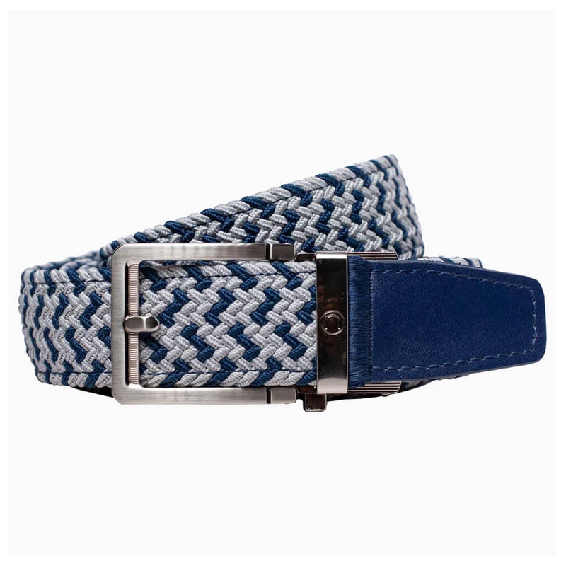 Nexbelt Braided Golf Belt Navy/Cool Gray – 25 Men