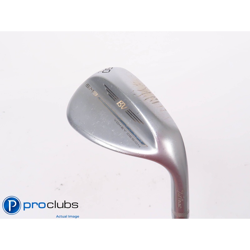 Titleist Vokey SM9 Chrome 60*(4*) WEDGE L-Grind – Vokey Wedge Flex Steel 443875