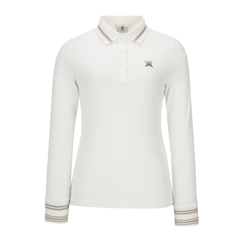 Anew Golf 2024FW Women Knit Collar Long T-Shirt