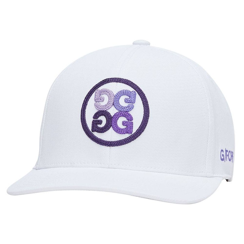 Gfore Gradient Circle G’s Stretch Twill Snapback Golf Cap Snow – 24 Men