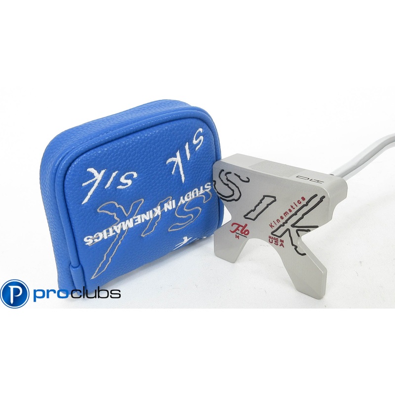 NEW SIK FLO M-SERIES DOUBLE BEND TOPLINE PUTTER 33″ w/ HEADOVER #368083