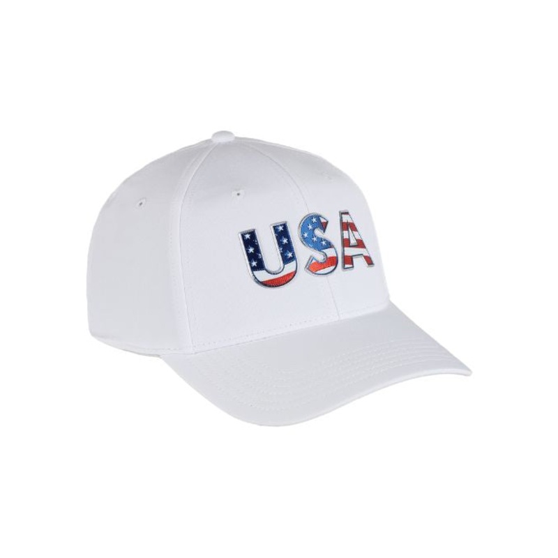 Americana White AeroSphere Tech Fabric Cap