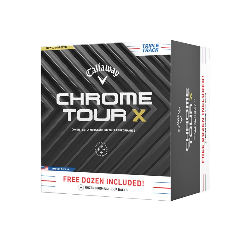 Callaway Chrome Tour X Triple Track Golf Balls – 4 For 3 Promotion