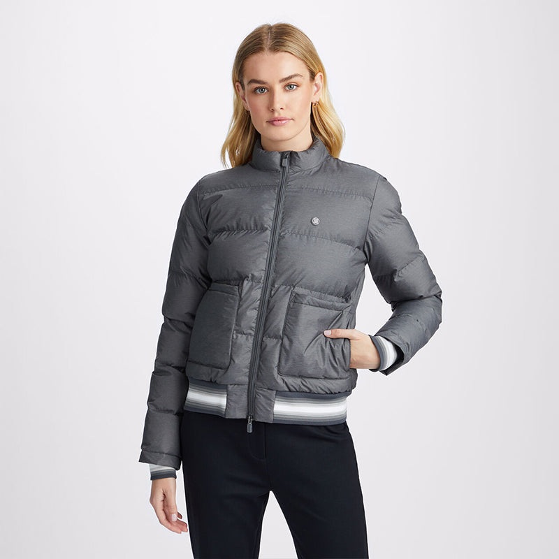 G/FORE WOMEN NYLON MELANGE PUFFER JACKET