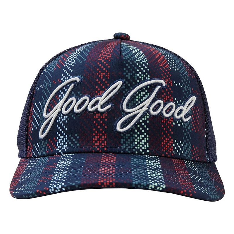 GoodGood Golf Par Plaid Golf Cap Navy – FW24 Men