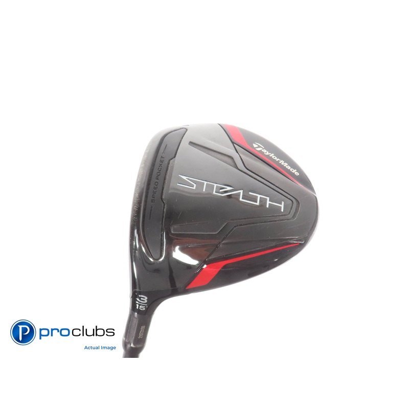Left Handed TaylorMade Stealth 15* 3 Wood – Accra FX 2.0 M4 Stiff Flex – 379330