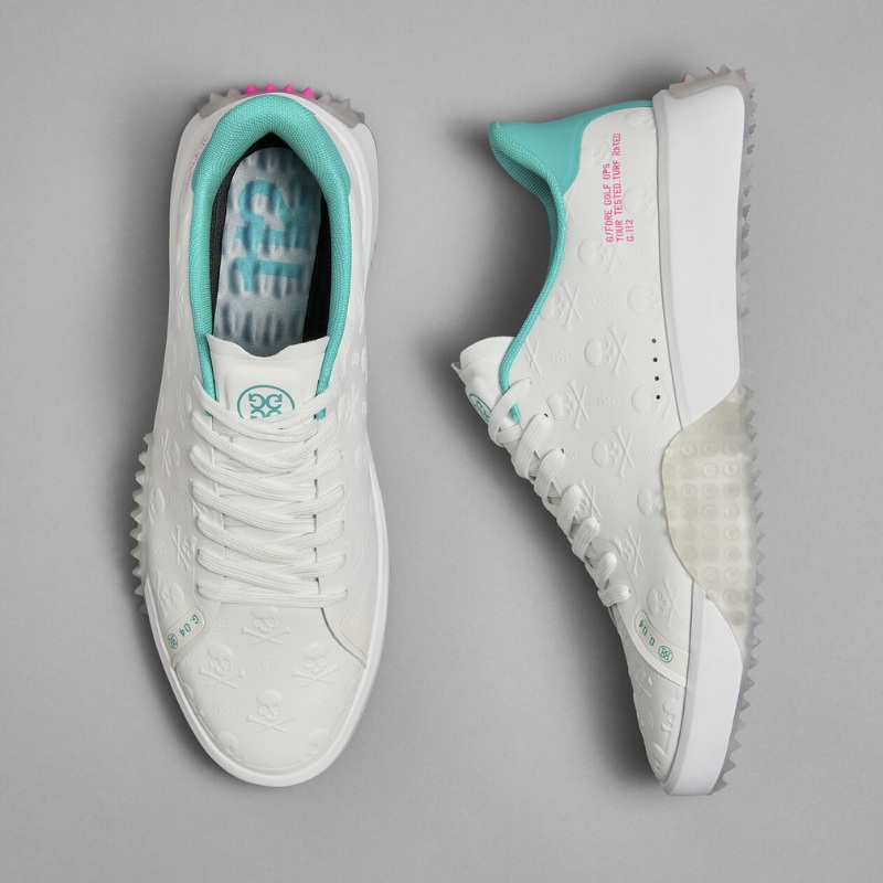 G/FORE MEN G.112 EMBOSSED SKULL & TEES GOLF SHOE