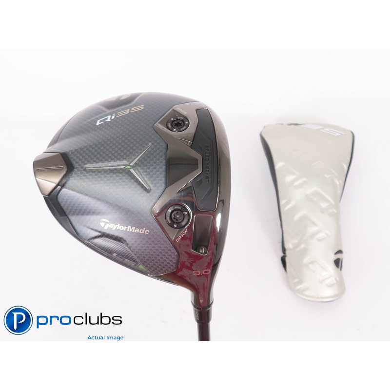 Nice TaylorMade Qi35 LS 9* DRIVER w/Cover – Kai’li Blue 60s Stiff Flex 448686