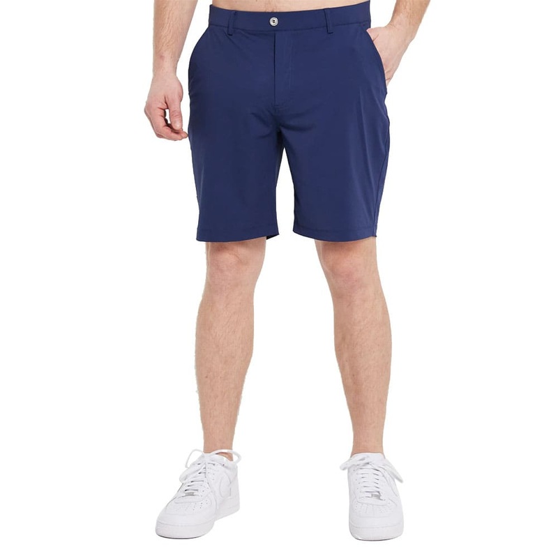 Redvanly Hanover Pull-On 9″ Golf Shorts Navy – SS24 Men