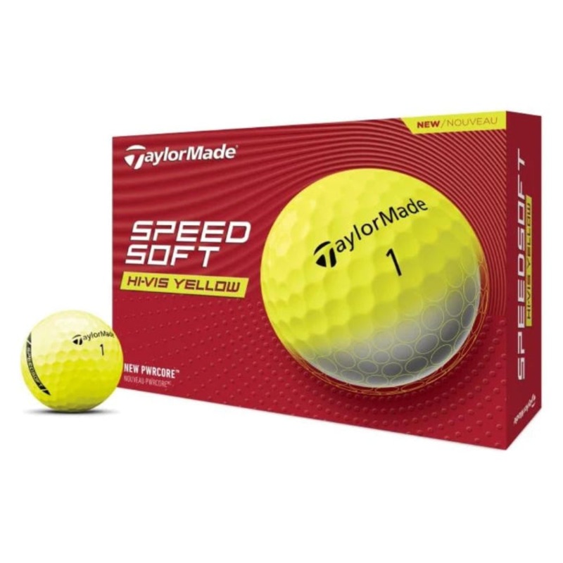TaylorMade SpeedSoft Golf Balls 24 – White