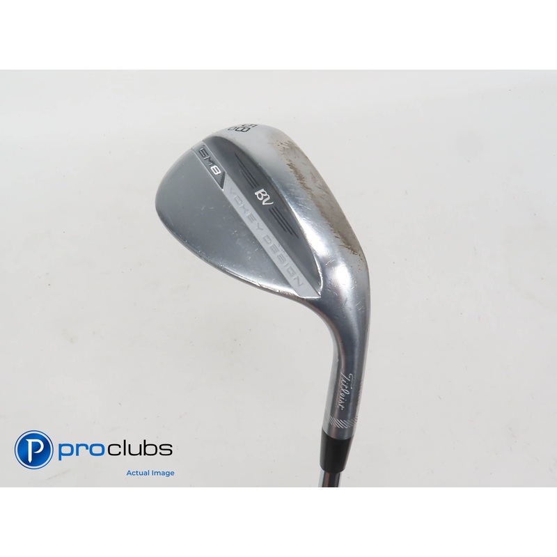 Titleist Vokey SM8 58*(12*) Wedge D-Grind Chrome – Vokey Wedge Flex – 345319