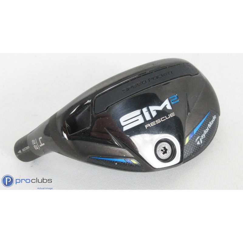 Excellent! Left Handed TaylorMade SIM2 Rescue 22* 4 Hybrid – Head Only – 358656