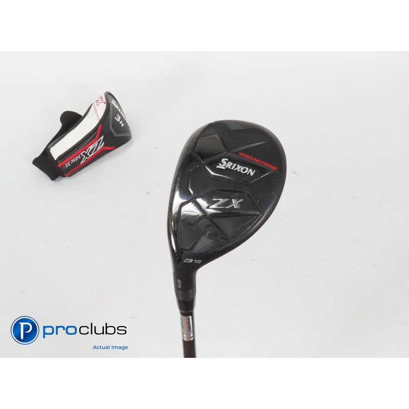 Left Handed Srixon ZX MKII 19* 3 Hybrid w/HC – HZRDUS RDX Smoke Red Stiff 408854