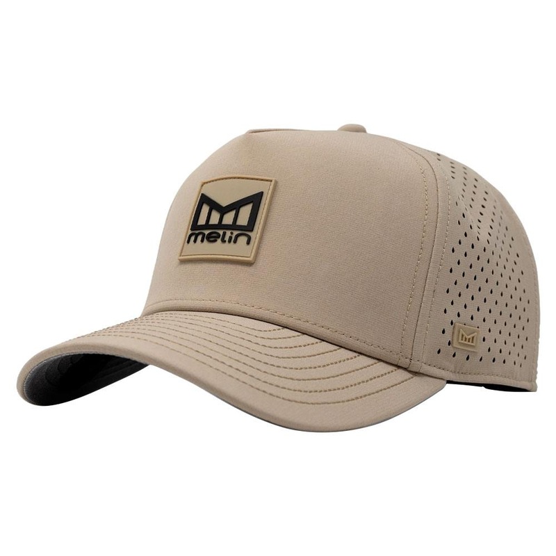 Melin Hydro Odyssey Stacked Golf Cap Khaki – SP24 Men