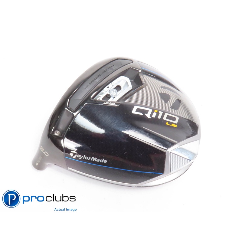 Excellent! Left Handed TaylorMade Qi10 LS 9* Driver – Head Only – L/H – 428145