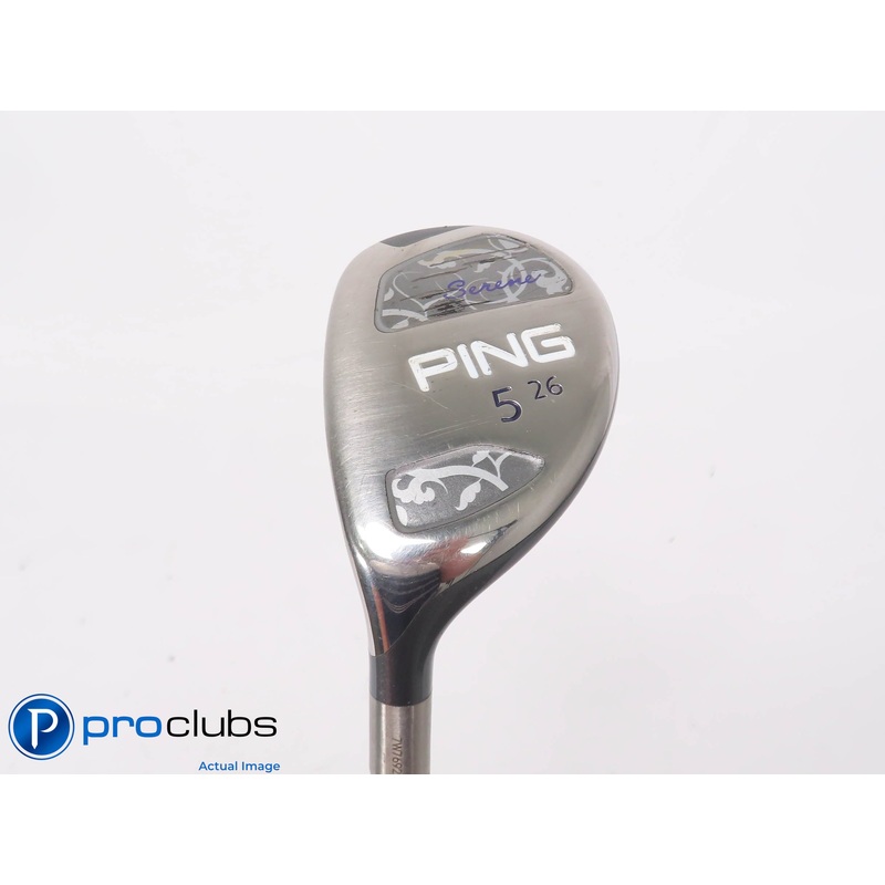 Left Handed Ladies PING Serene 26* 5 Hybrid – Ping ULT210 Ladies Flex – 447151