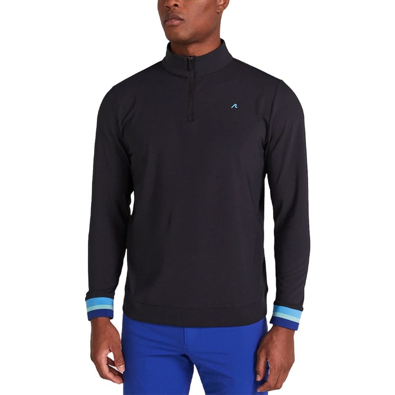 Redvanly Hayden Quarter Zip Golf Pullover Tuxedo – SS24 Men