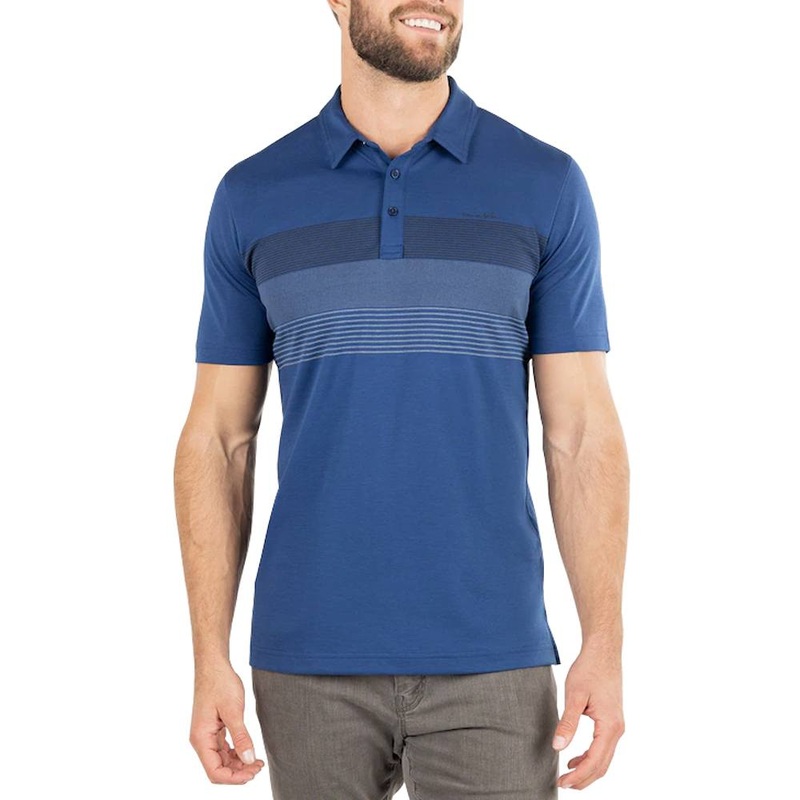 TravisMathew Late Checkout Golf Polo Estate Blue – FW22 Men