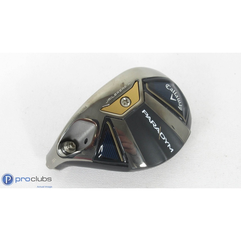 Excellent! Left Handed Callaway Paradym 18* 3 Hybrid – Head Only- 382971