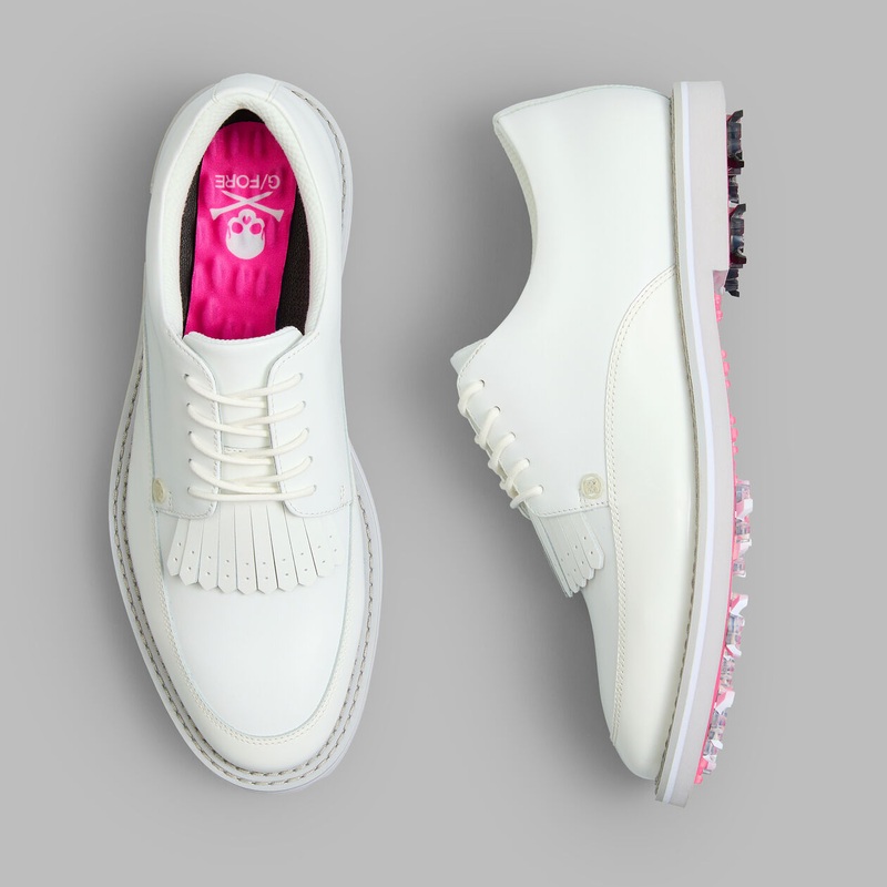 G/FORE MEN LTD RELEASE GALLIVANTER G/LOCK TUX LEATHER DERBY GOLF SHOE