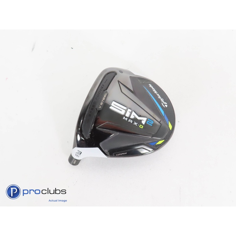 Left Handed TaylorMade SIM 2 MAX D 16* 3 Wood HEAD ONLY – 297113