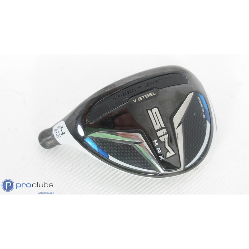Nice! Left Handed TaylorMade SIM Max 22* 4 Hybrid -Head Only- LH 277429