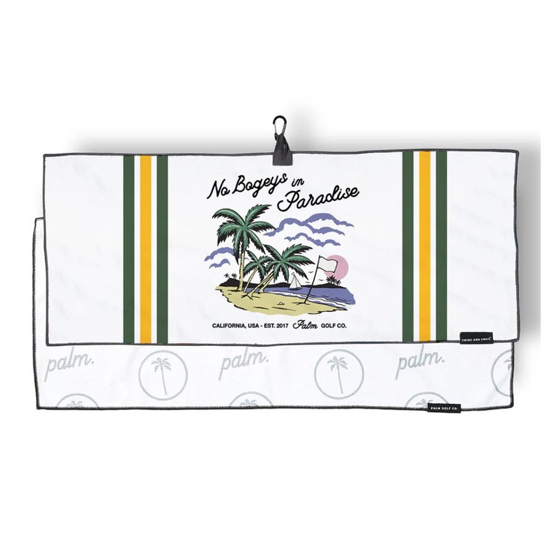 Palm Golf Bag Waffle Knit Towel – Paradise