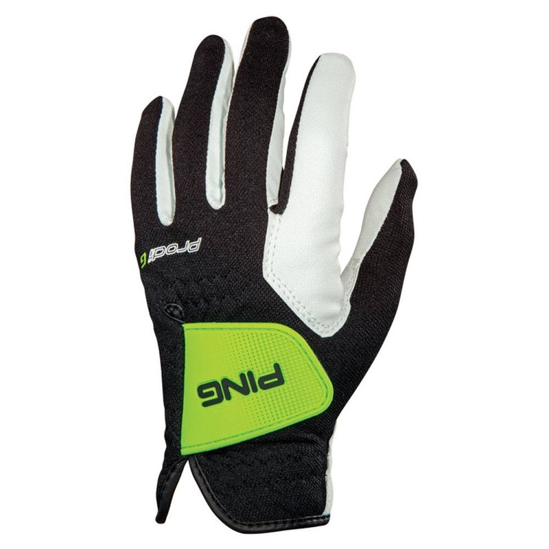 PING Sport Prodi G 191 Junior Golf Glove White/Black/Electric Green – 24 Boys