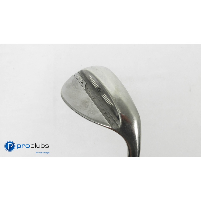 Titleist Vokey SM8 Brushed Steel D-Grind 60*(12*) Wedge – X-Flex Steel – 392039