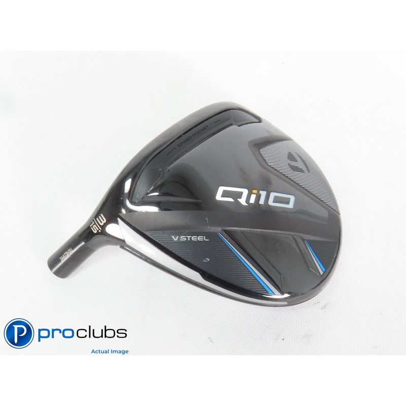 Excellent! Left Handed TaylorMade Qi10 15* 3 Wood – Head Only – 433567