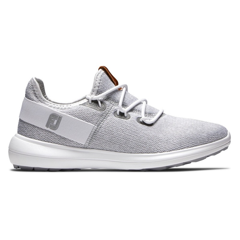 FootJoy Flex Coastal Spikeless Golf Shoes White/Gray – 20 Women