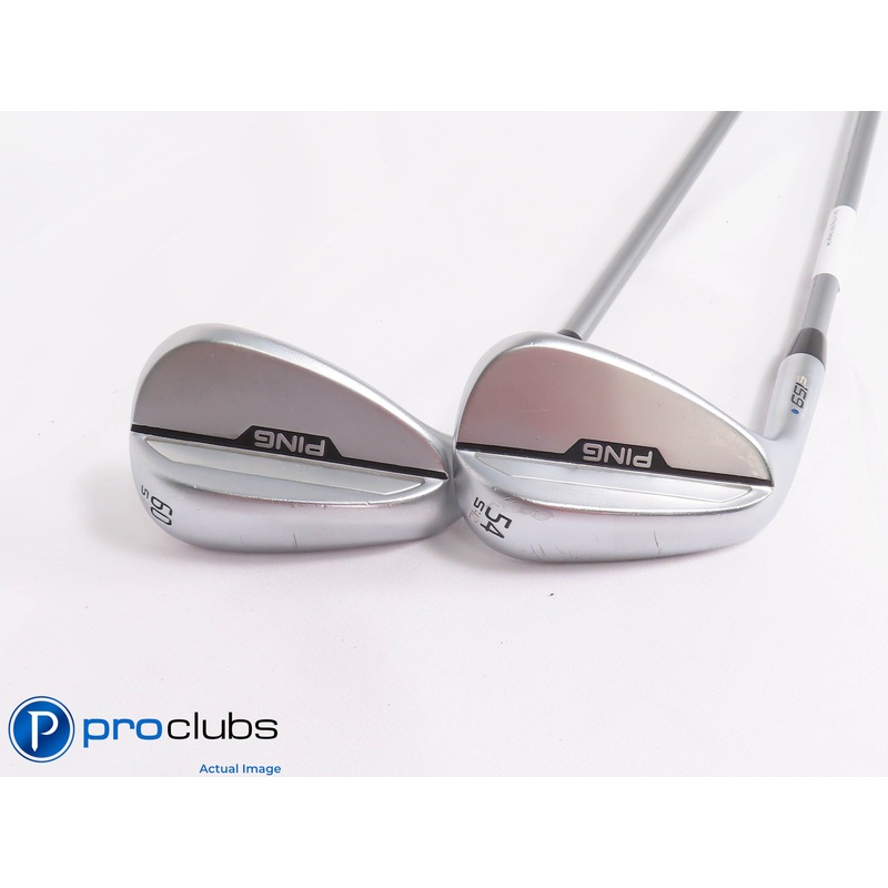 Nice Left Handed Ping S159 54*,60* WEDGE SET Blue Dot – Senior Flex Graph 447015