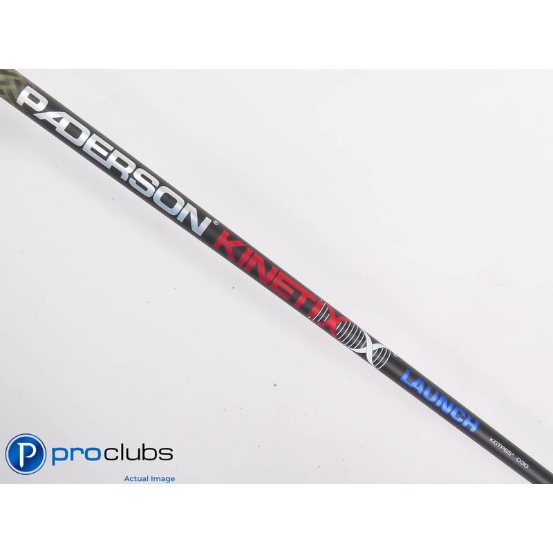 PADERSON KINETIXX LAUNCH KGTP65+ D30 Stiff Flex DRIVER SHAFT Ping Tip 441171