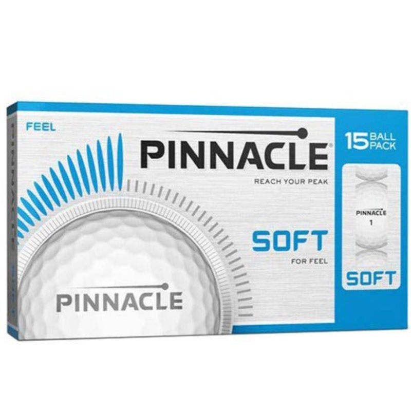 Pinnacle Soft Golf Balls – White