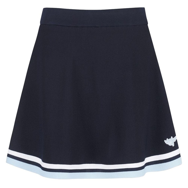 WAAC Athletic Tipping A-Line Knit Golf Skort Dark Navy – SS24 Women
