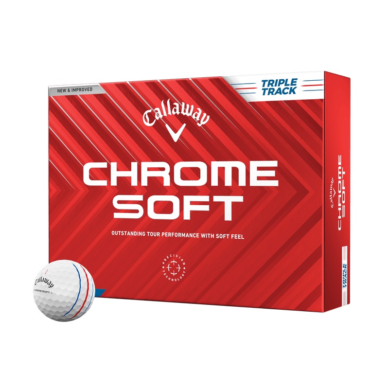 Callaway Chrome Soft Triple Track Golf Ball dozen