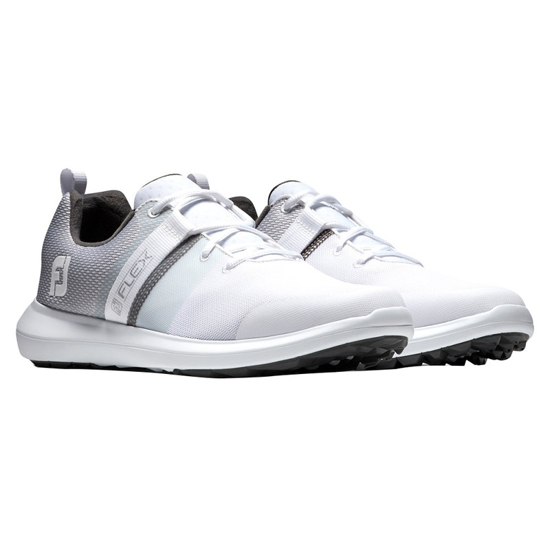 FootJoy FJ Flex Spikeless Golf Shoes Previous Season Style White – 21 Men