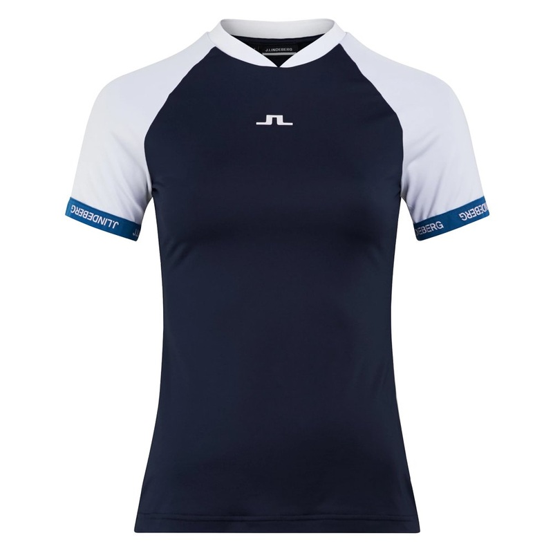 J.Lindeberg Sienna Golf Shirt JL Navy – SS22 Women