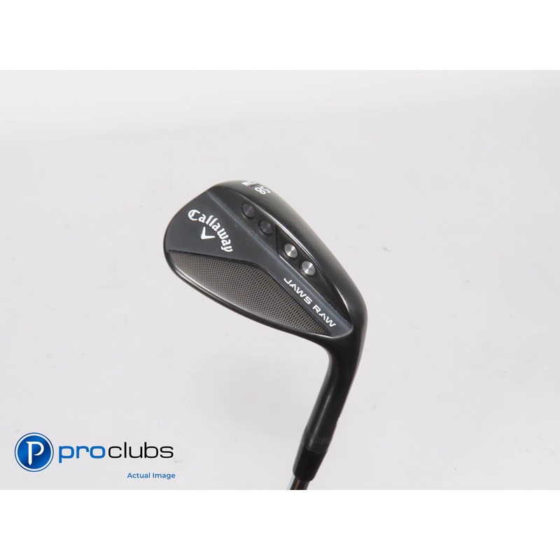 Callaway JAWS RAW 58*(12*) Black Wedge W-Grind – DG Tour Issue Spinner – 409205