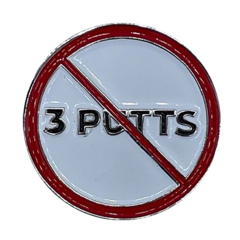 Evergolf “No 3 Putts” Golf Ball Marker