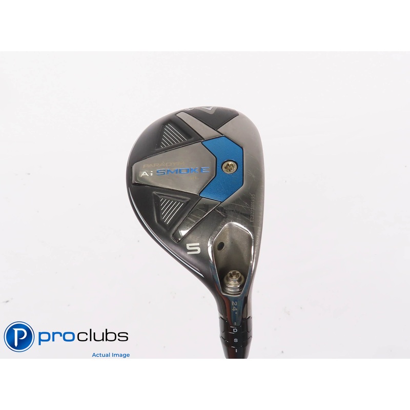 Callaway PARADYM Ai Smoke HL 24* 5 Hybrid – Vanquish 5 Regular Flex – 444270