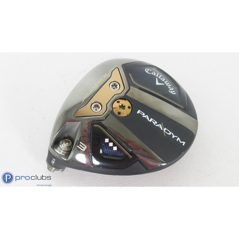 Excellent! Left Handed Callaway Paradym  15* – 3 Wood – Head Only – 379710