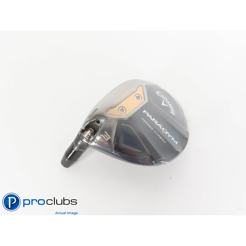 NEW! Left Hand Callaway Paradym 15* 3 Wood – Head Only w/adapter – L/H 403016