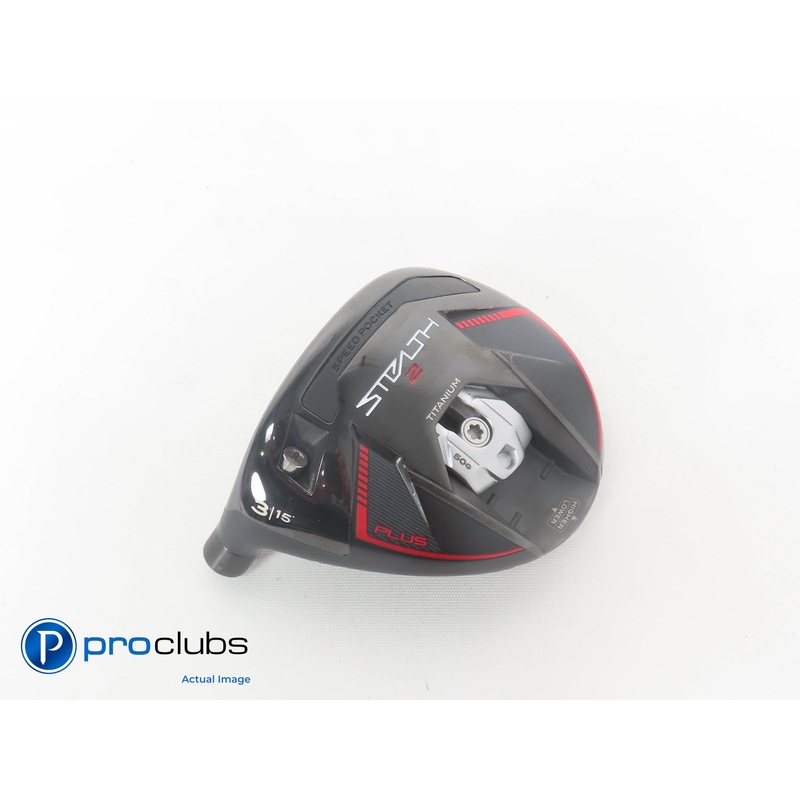 Nice Left Handed TaylorMade STEALTH 2 PLUS 15* 3 Wood HEAD ONLY 380367