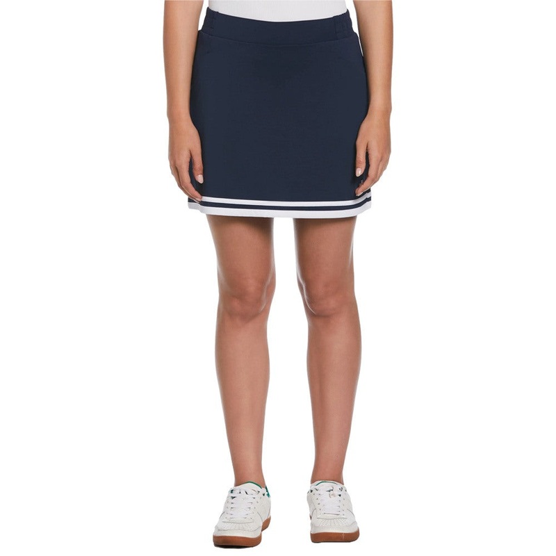 Original Penguin Essential Colour Block 16″ Golf Skort Black Iris – SS24 Women