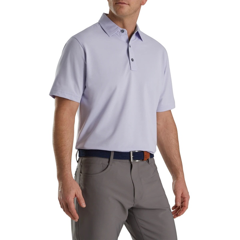 FootJoy Heather Stretch Pique Solid Mens Golf Polo (Previous Season Style)
