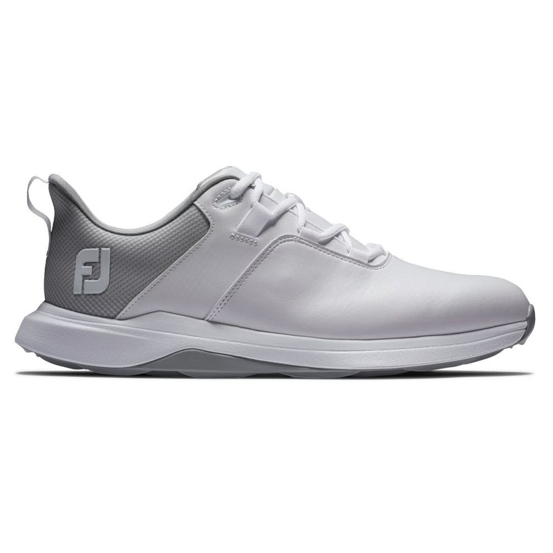 FootJoy ProLite Spikeless Golf Shoes Previous Season Style White/Gray – 24 Men